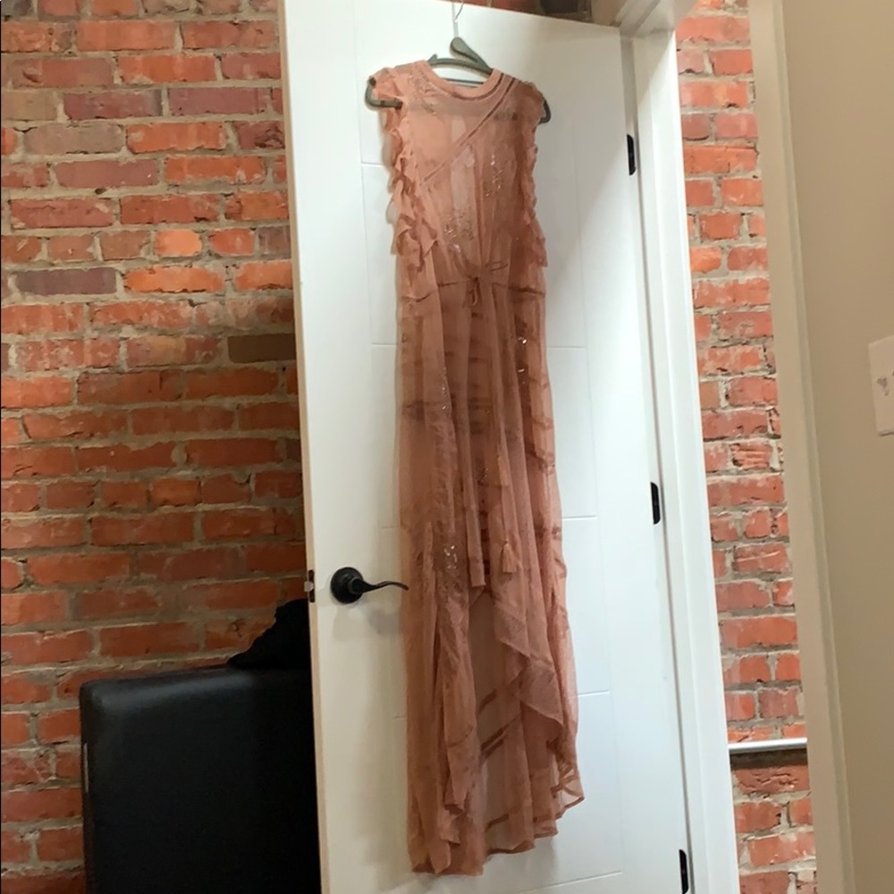 Free People high low maxi dress